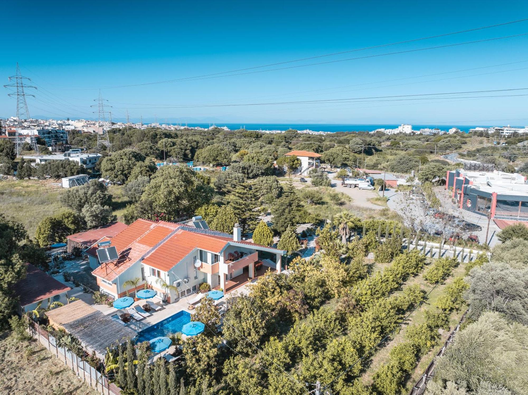 Artzy Villa Rhodes City Extérieur photo