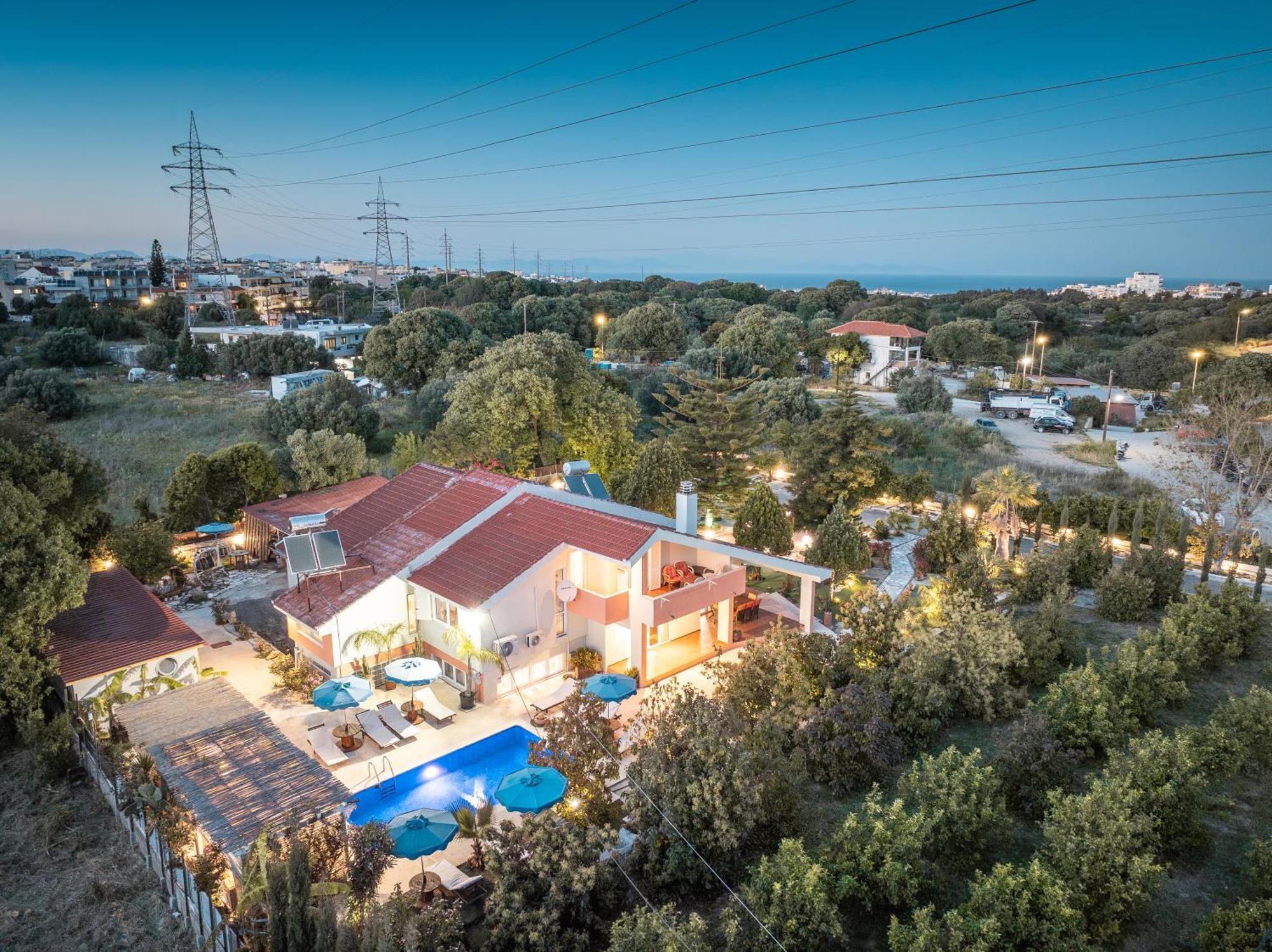 Artzy Villa Rhodes City Extérieur photo