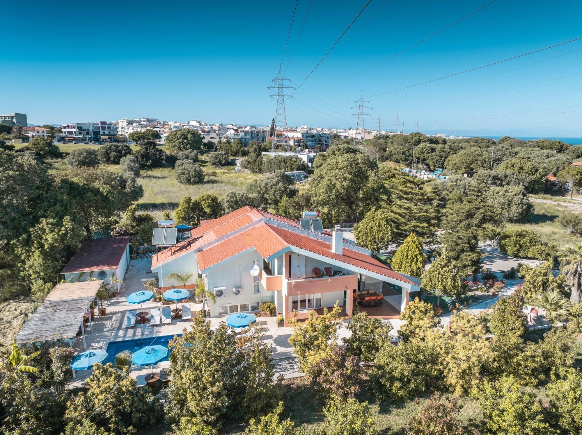 Artzy Villa Rhodes City Extérieur photo